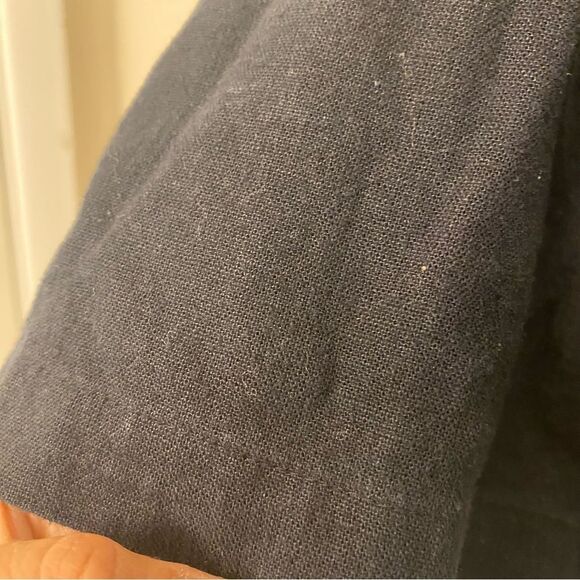 Abercrombie & Fitch Linen puff Sleeve Crop Top Tia Booth collab square neck XXL - Picture 8 of 10